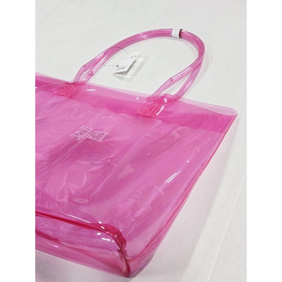 Kuromi Tote Bag Womens Pink PVC Forever 21 Sanrio Collab Transparent Purse New - Picture 8 of 8